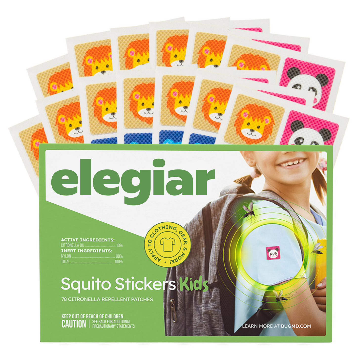 Elegiar Squito Stickers Kids