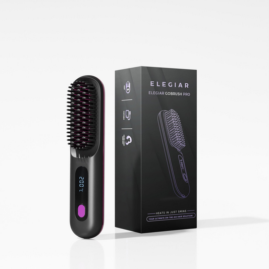 elegiar® Portable Straightener Brush - GoBrush PRO