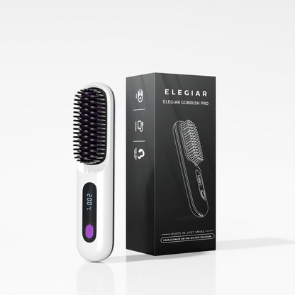 elegiar® Portable Straightener Brush - GoBrush PRO