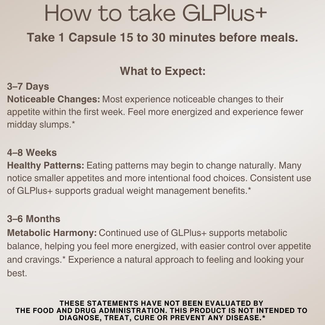GLP-1 Support Supplement – Natural Hunger & Metabolism Balance