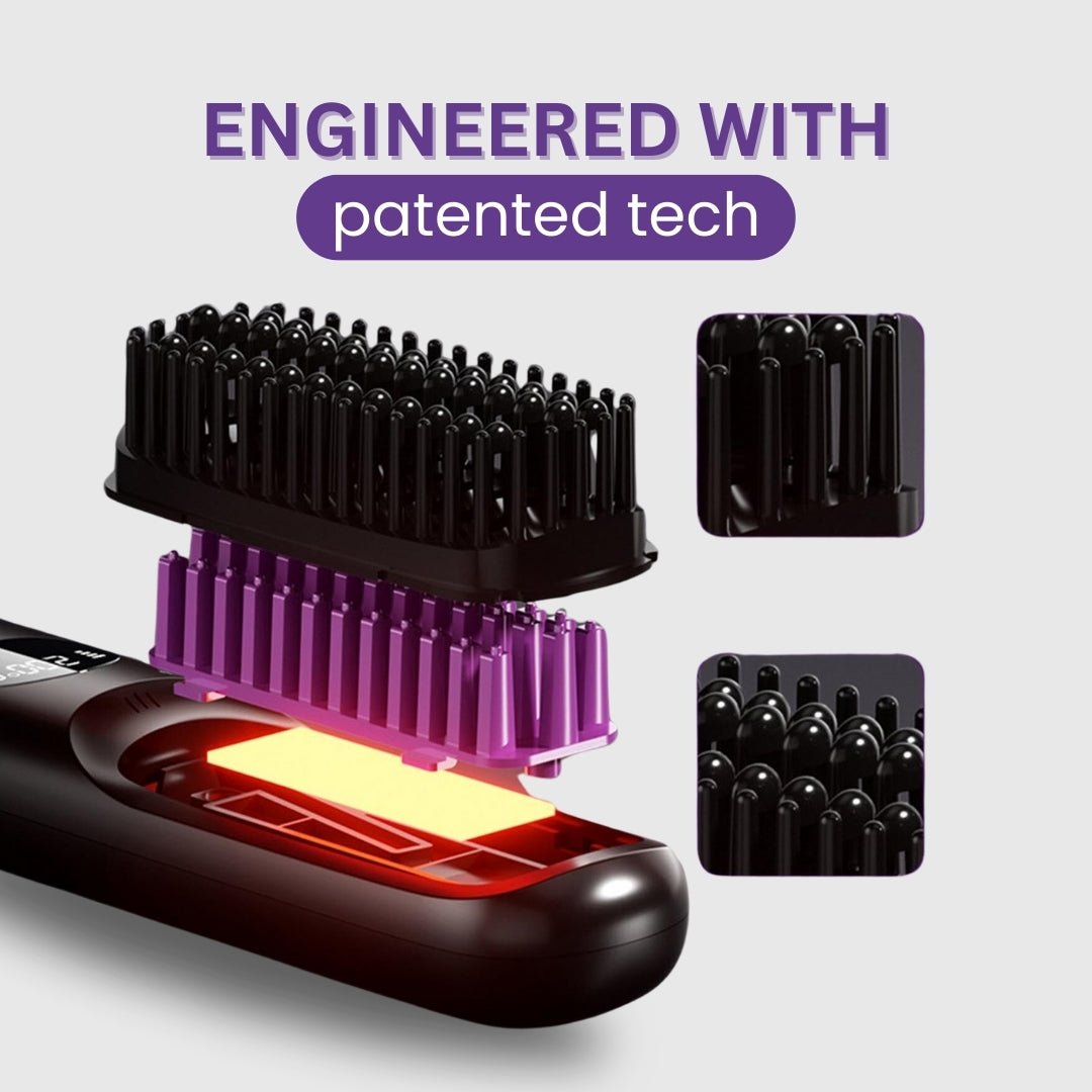 elegiar® Portable Straightener Brush - GoBrush PRO