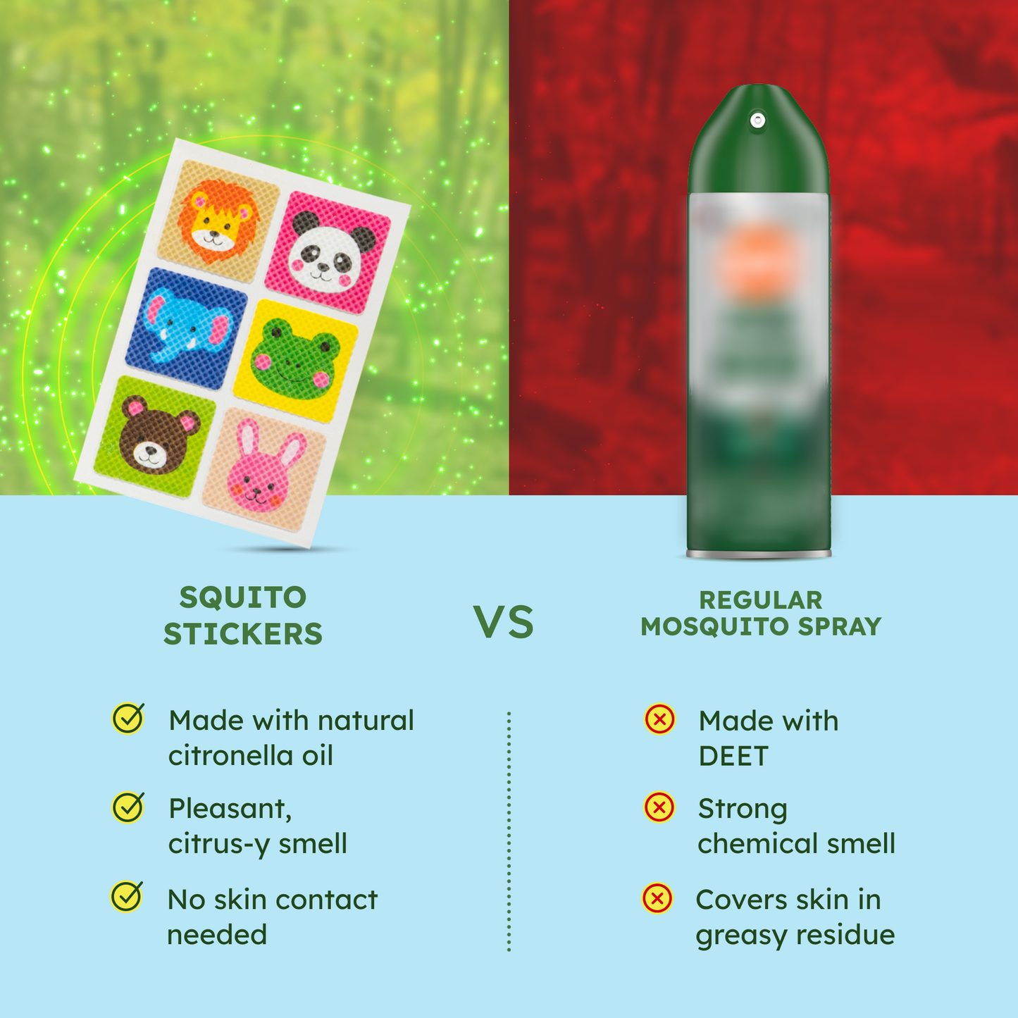 Elegiar Squito Stickers Kids